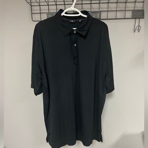 Footjoy performance polo 2XL BLACK—no logos